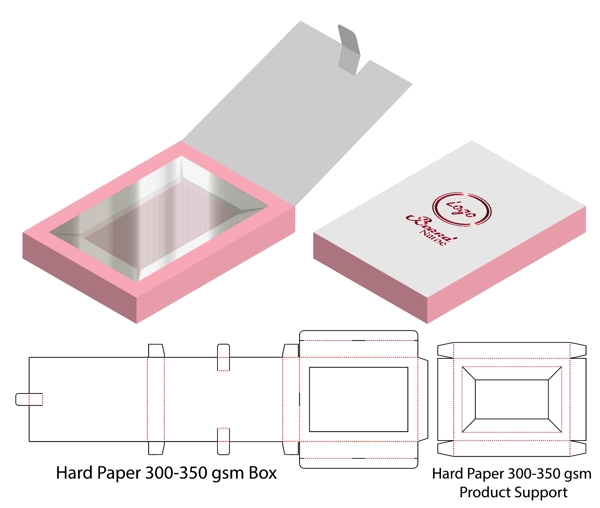 纸质包装盒刀模设计图