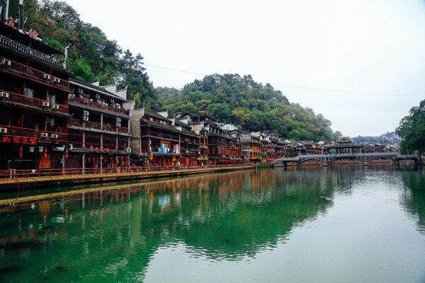 湖南清新自然景观摄影图图片