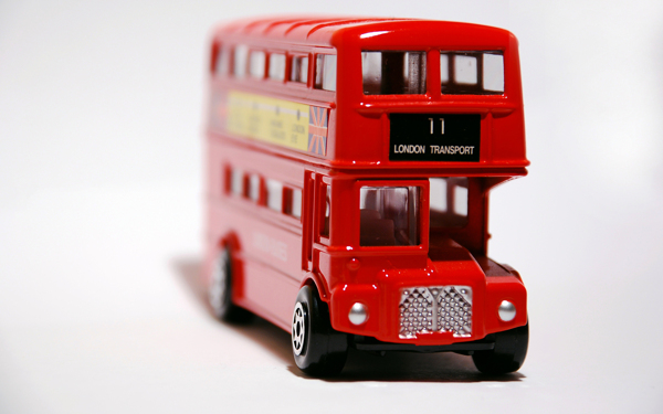 玩具双层巴士车