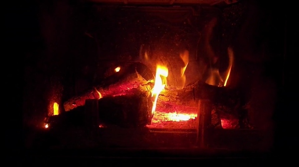 锅炉火焰燃烧视频素材