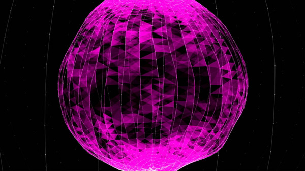紫色几何动态背景视频素材