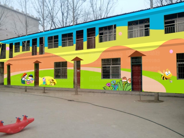 幼儿园外墙绘