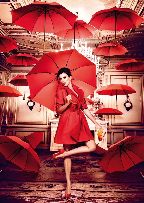 金巴利月历之红色雨伞篇图片