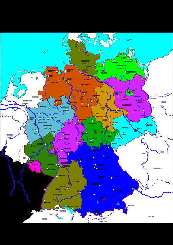 德国的政治地图