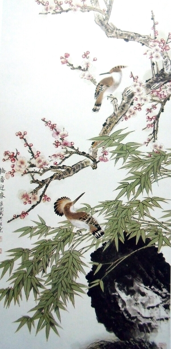 国画山水花鸟图片