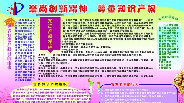 知识产权宣传单图片