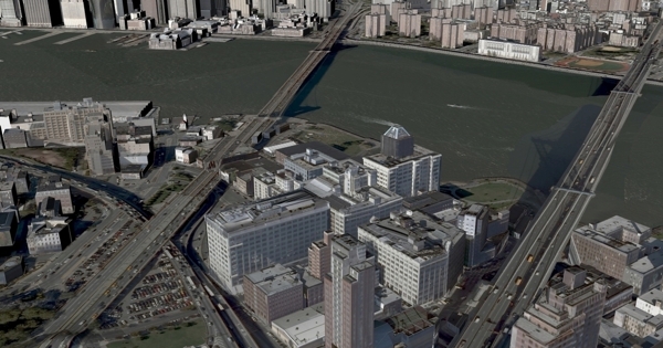 曼哈顿城市场景模型
