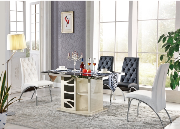 时尚客厅餐桌餐椅家具设计