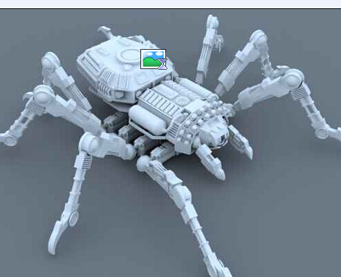 蜘蛛坦克模型下载