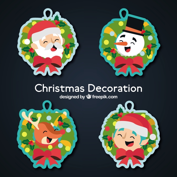 可爱的圣诞stikers