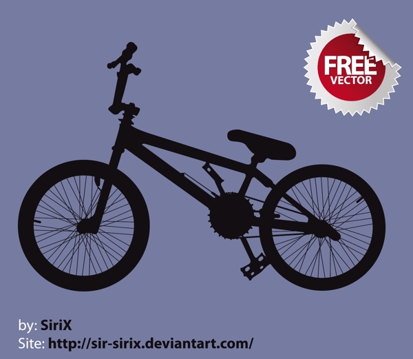 BMX自行车免费矢量