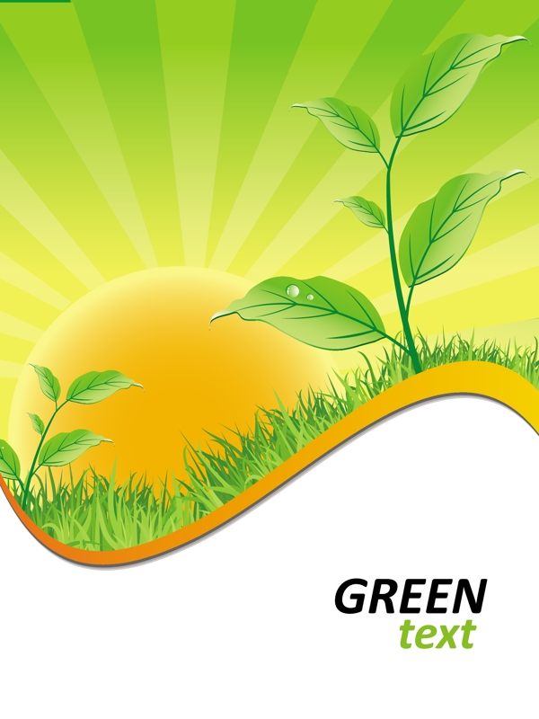 绿色环保概念矢量素材