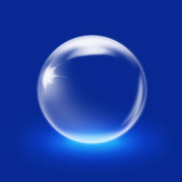 水晶球玻璃球气泡图片