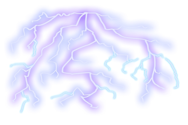 紫色雷电闪电