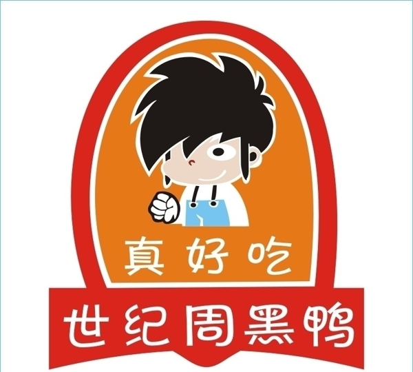 世纪周黑鸭标志LOGO图片