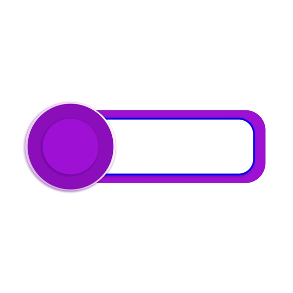 多边形紫色创意标题框