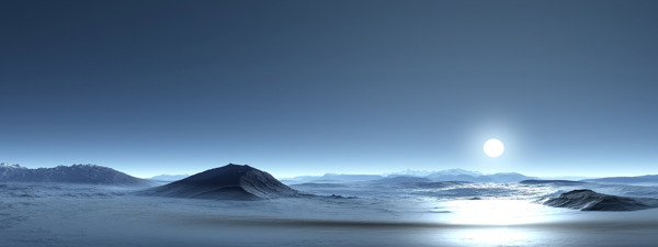 高清南极洲山景