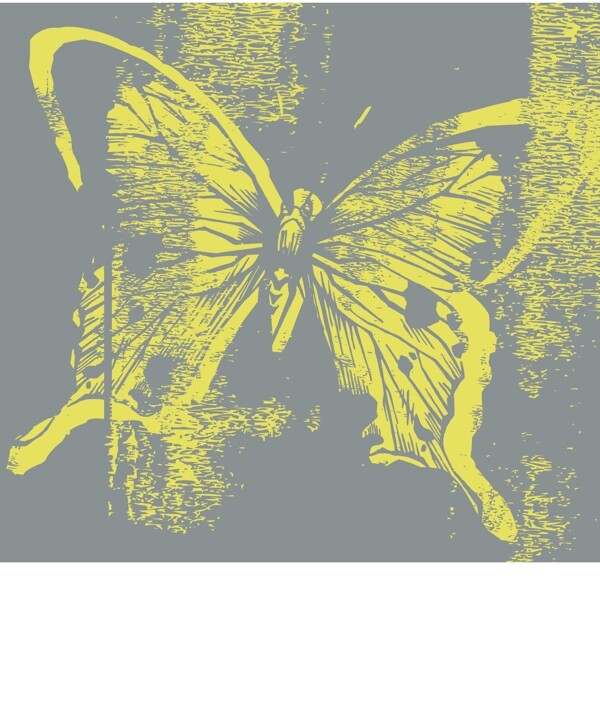 印花矢量图动物昆虫色彩黄色免费素材