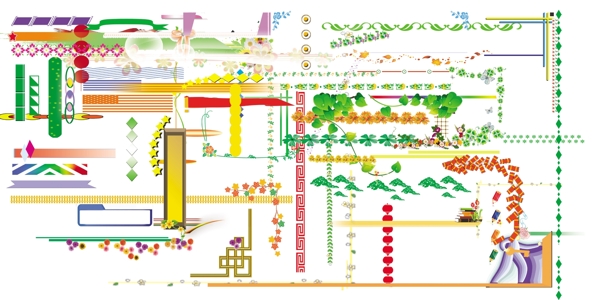板报花边素材图片