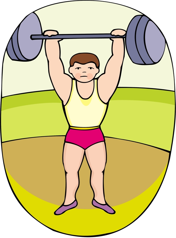 健身运动运动人物矢量素材EPS格式0385