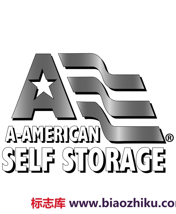 AAmericanSelfStoragelogo设计欣赏AAmericanSelfStorage服务行业标志下载标志设计欣赏