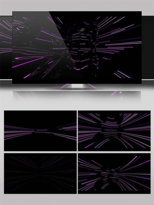 紫色宇宙光束高清视频素材