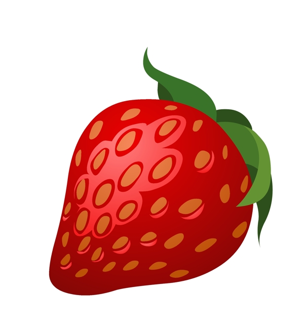 矢量草莓插图