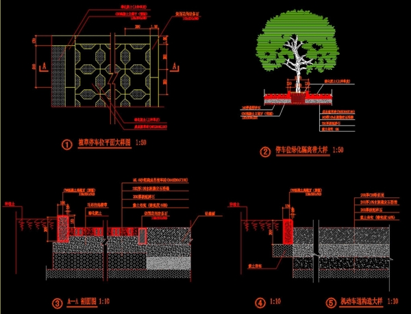 植草停车场图片