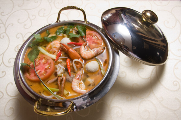 泰式海鲜锅图片