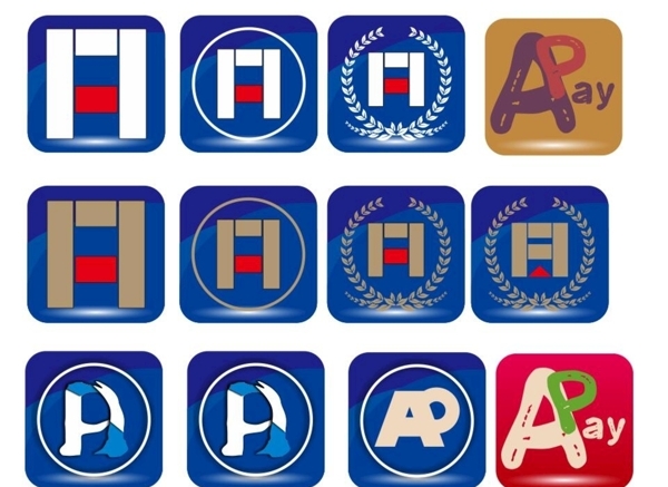 AP组合logo