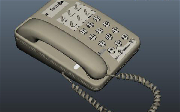 商务电话机游戏模型