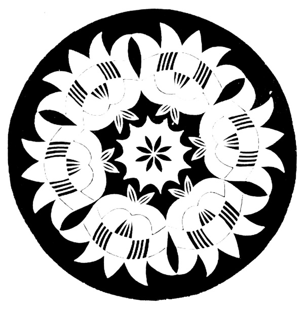 团花纹样传统图案0212