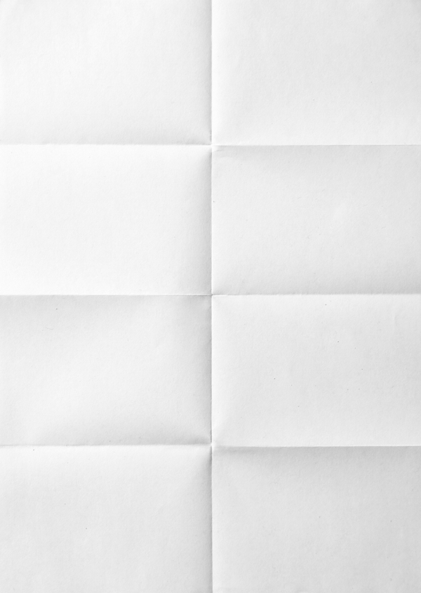 白色折痕纸张背景