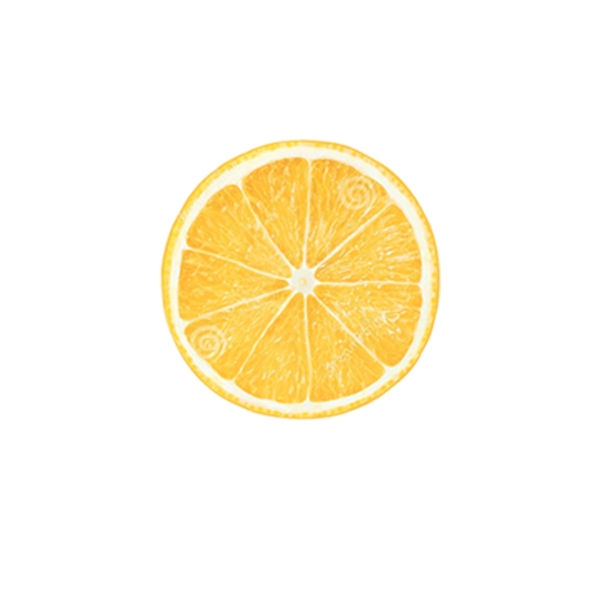 橙色的柠檬片素材