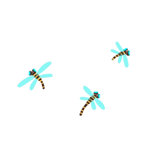 小蜻蜓装饰图案设计