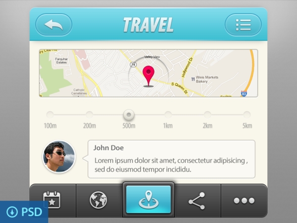旅游app界面
