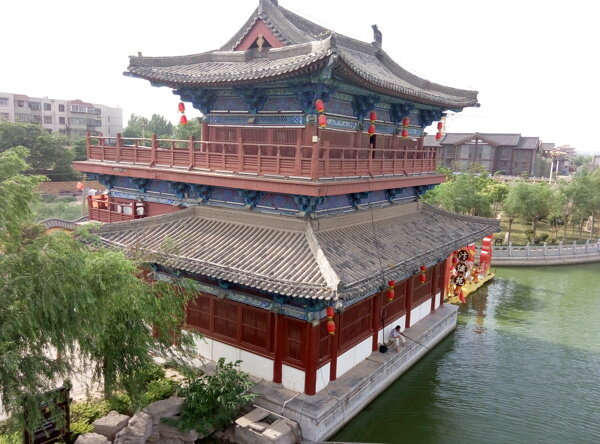大宋御河上的建筑图片