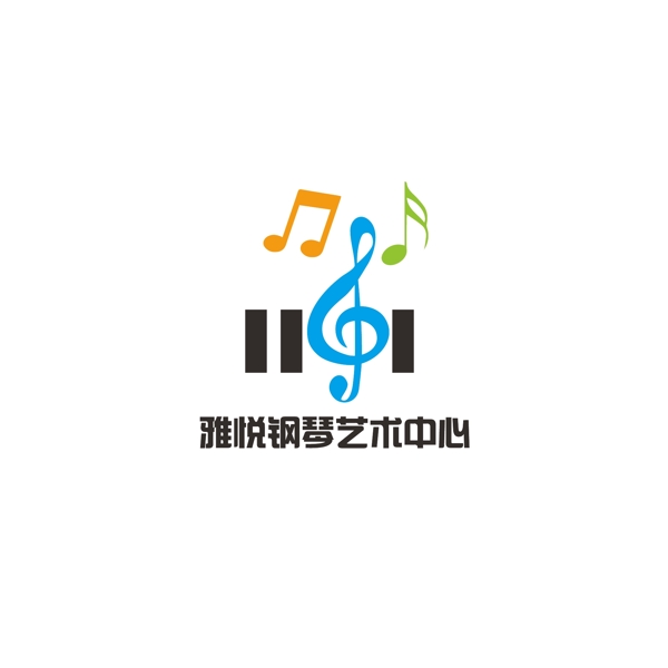 钢琴乐器logo设计