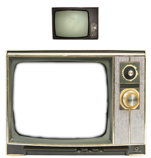 怀旧老电视机