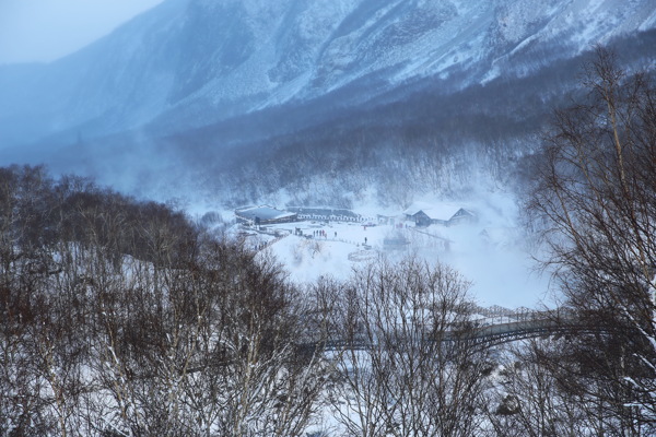 吉林长白山雪景