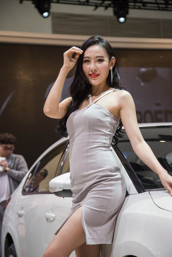 2014北京车展车模图片