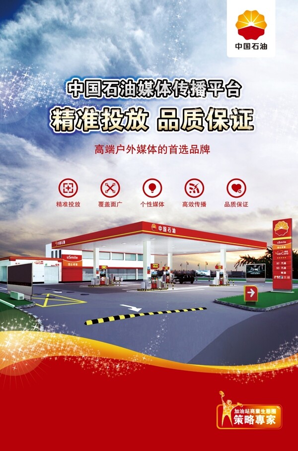 中国石油海报展架图片