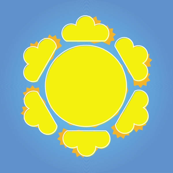 太阳旗装饰设计