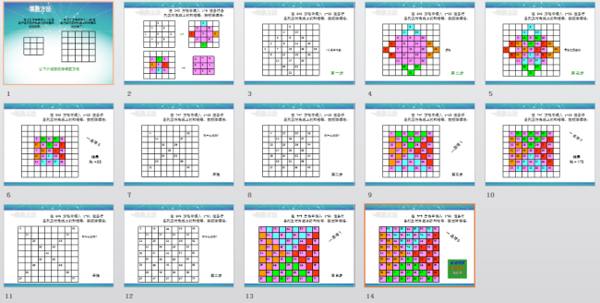 数学填数方法ppt