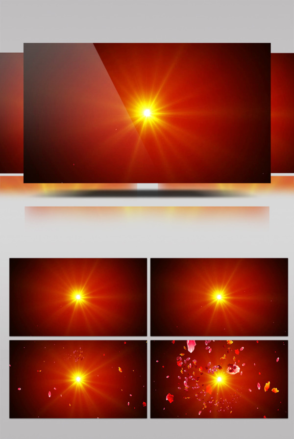 太阳红视频素材