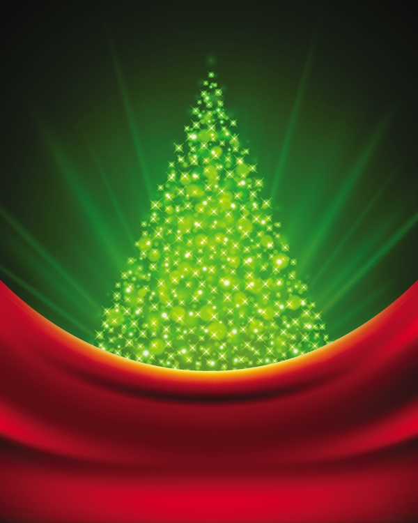 圣诞节红绿相间背景矢量素材
