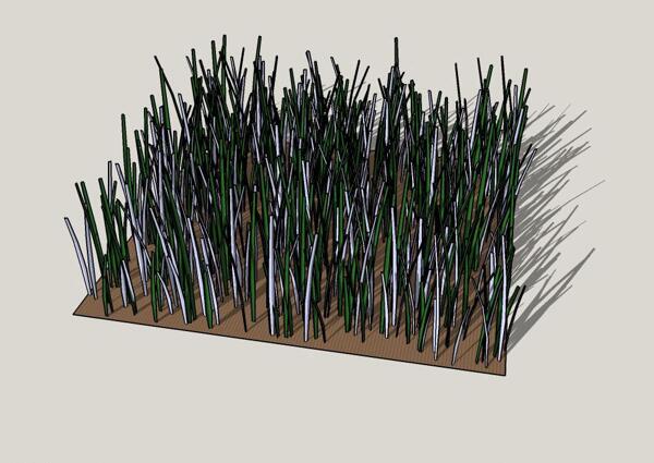 草丛3D模型