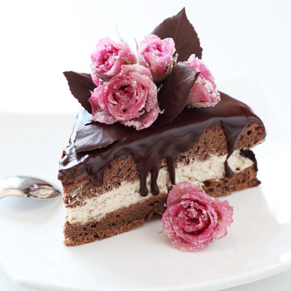 美味巧克力小蛋糕图片