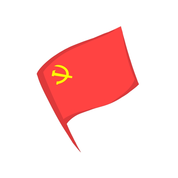 毛逝世纪念党旗