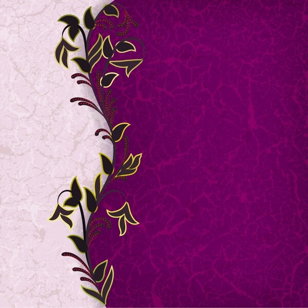 紫色纹理高档花纹宣传背景图